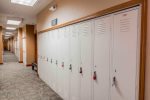 Ski Lockers on the First Floor of the Building